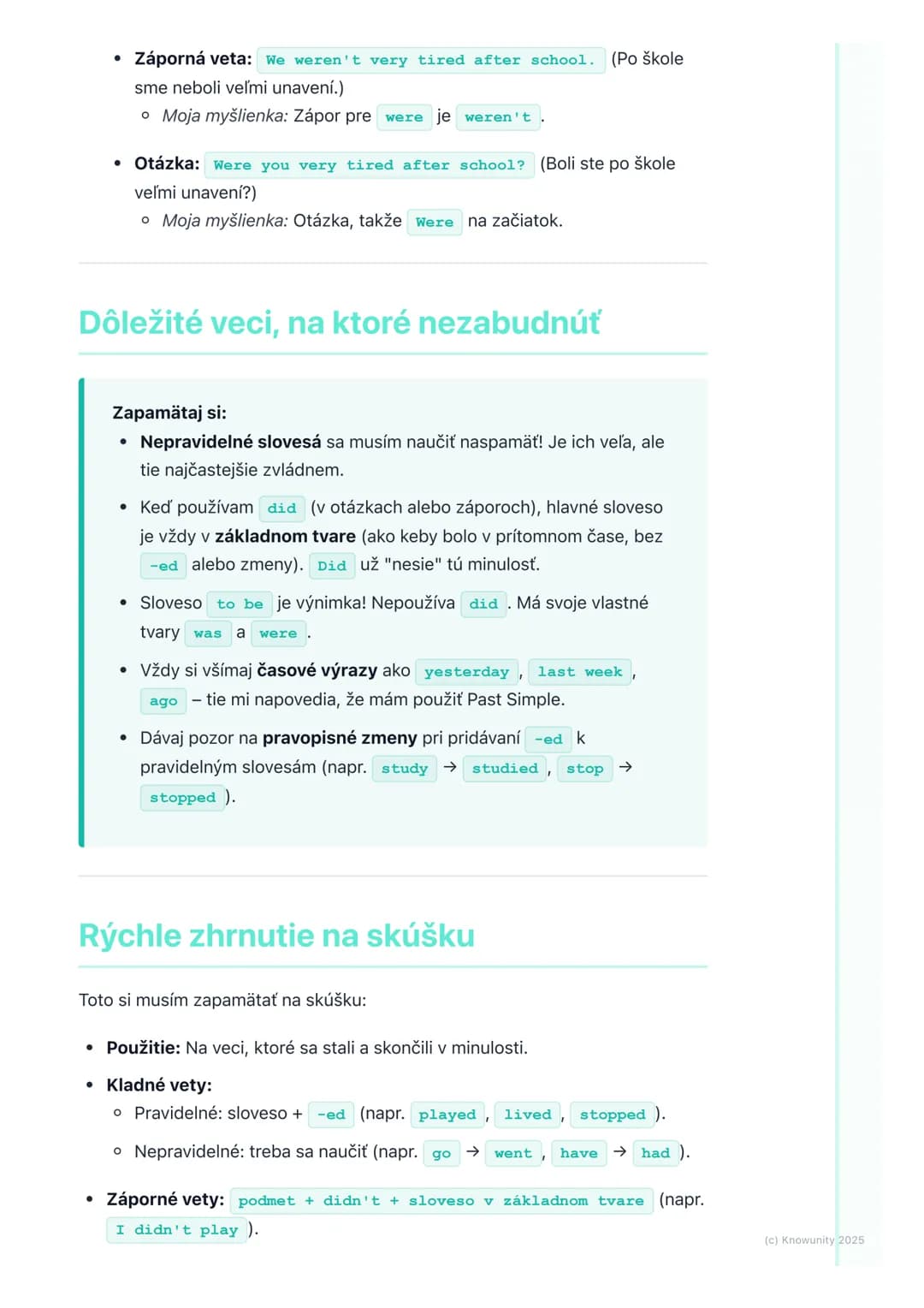# Minulý jednoduchý čas (Past
Simple)

## Úvod / Čo je to minulý čas?

Minulý jednoduchý čas, po anglicky Past Simple, je super dôležitý! Po