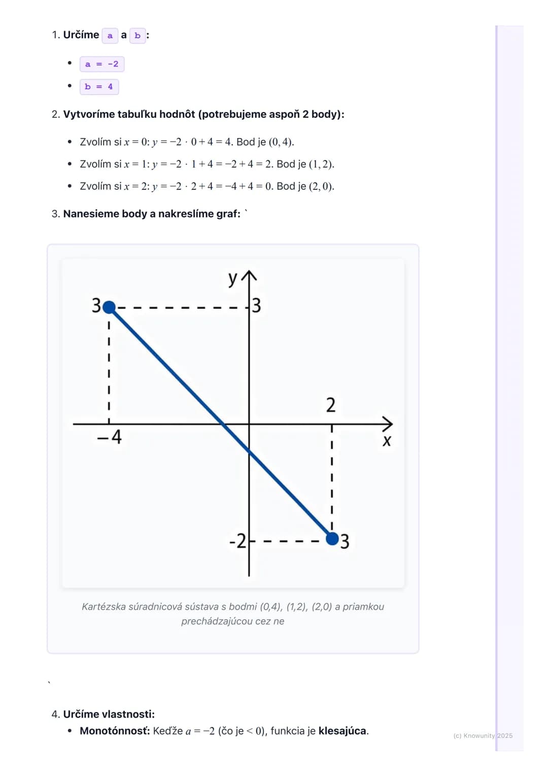 # Lineárna funkcia

1. Prehľad lineárnych funkcií

Lineárna funkcia je veľmi dôležitá téma v matematike, lebo nám pomáha
pochopiť, ako sa me