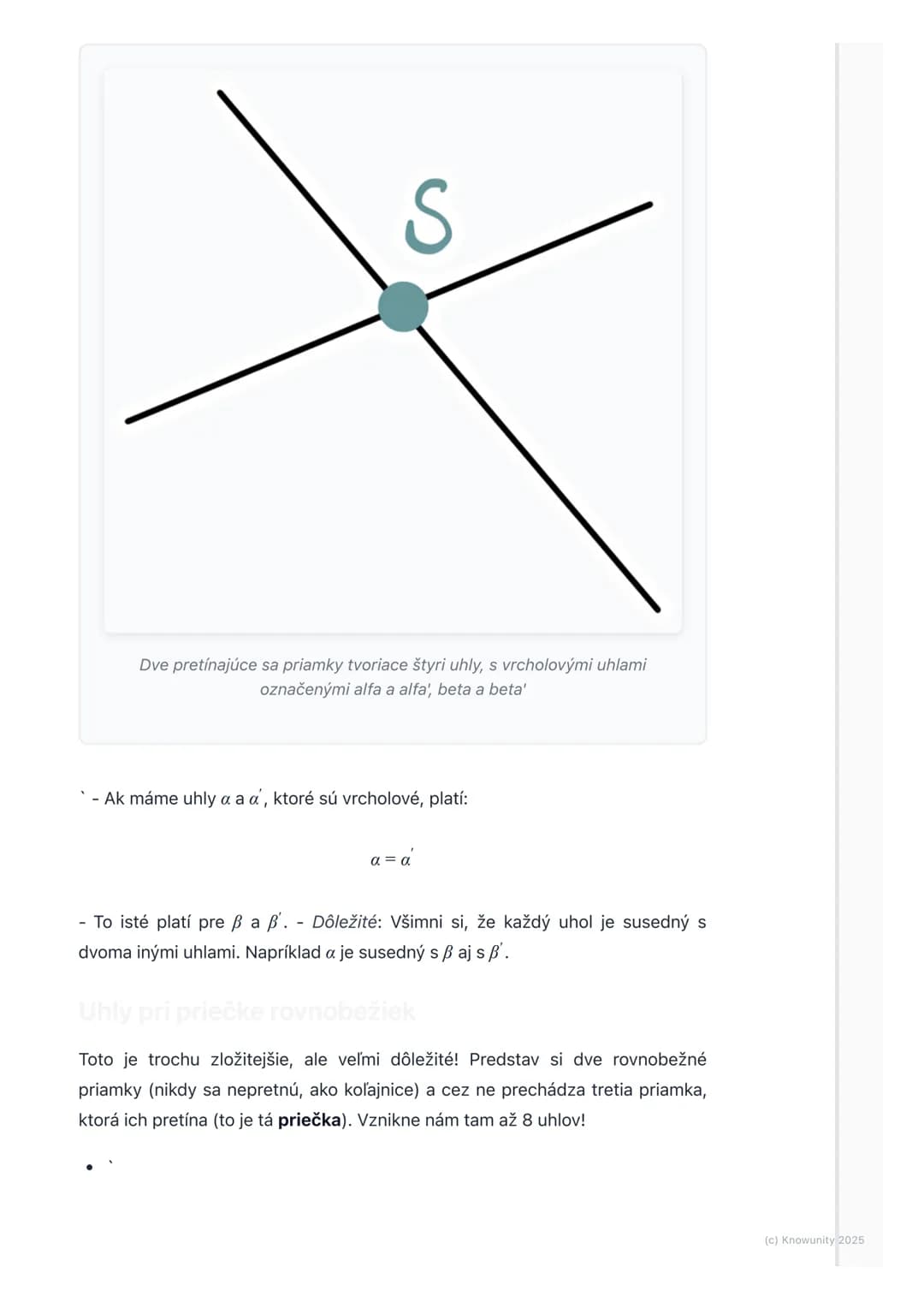 # Uhly
1. Prehľad uhlov
Ahojte! Dnes si zopakujeme uhly, ktoré sú super dôležité v geometrii.
Stretávame sa s nimi všade - keď staviame do
