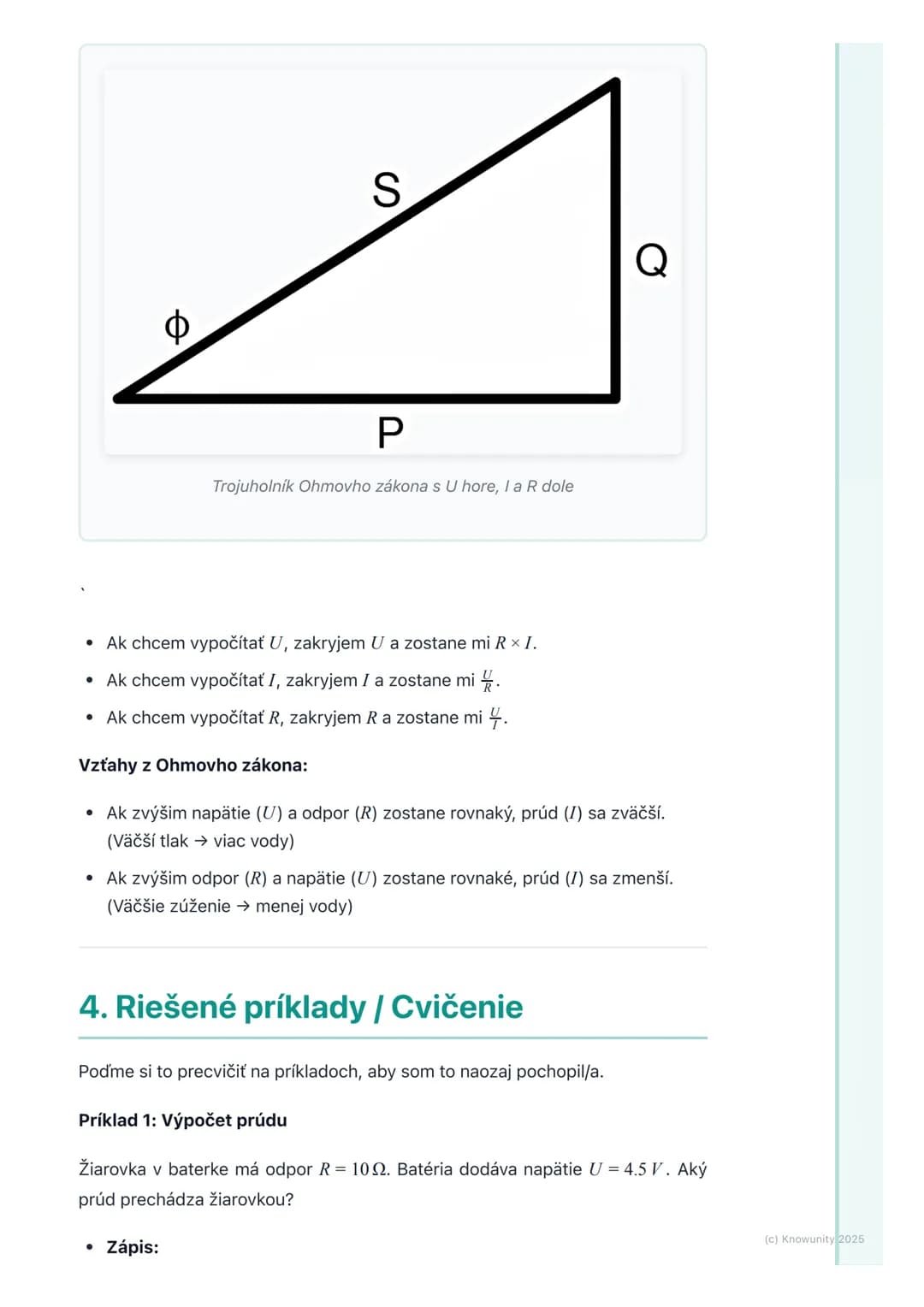 # Elektrické napätie a odpor
1. Prehľad a úvod
Ahoj! Dnes si zopakujeme veľmi dôležité veci z fyziky elektrické napätie a
odpor. Sú to zák