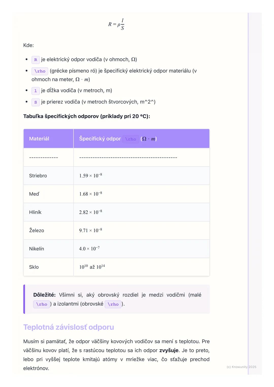 # Ohmov zákon a elektrický
odpor
1. Prehľad a úvod
Dnes sa pozrieme na Ohmov zákon a elektrický odpor, čo sú úplne základné
veci pre pocho